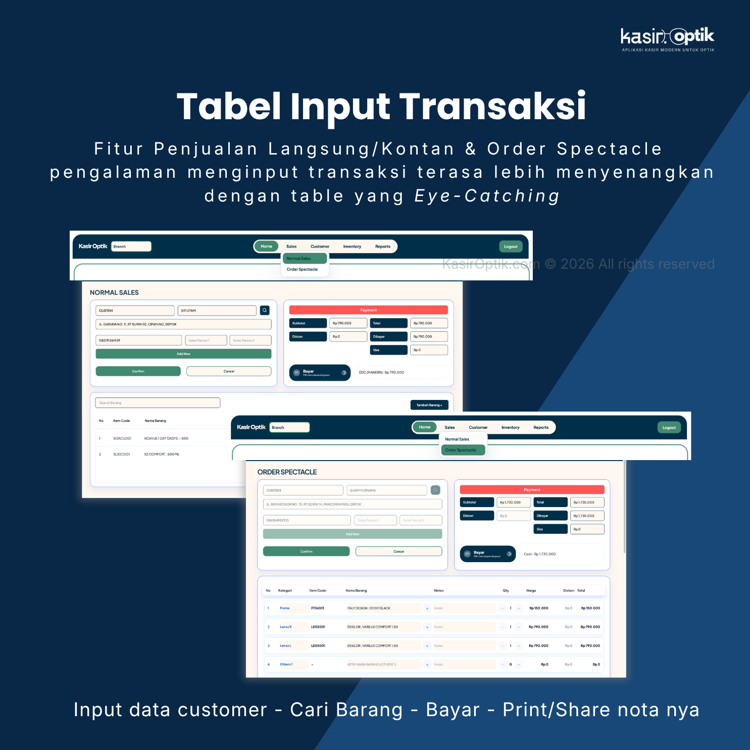 Preview fitur KasirOptik 4